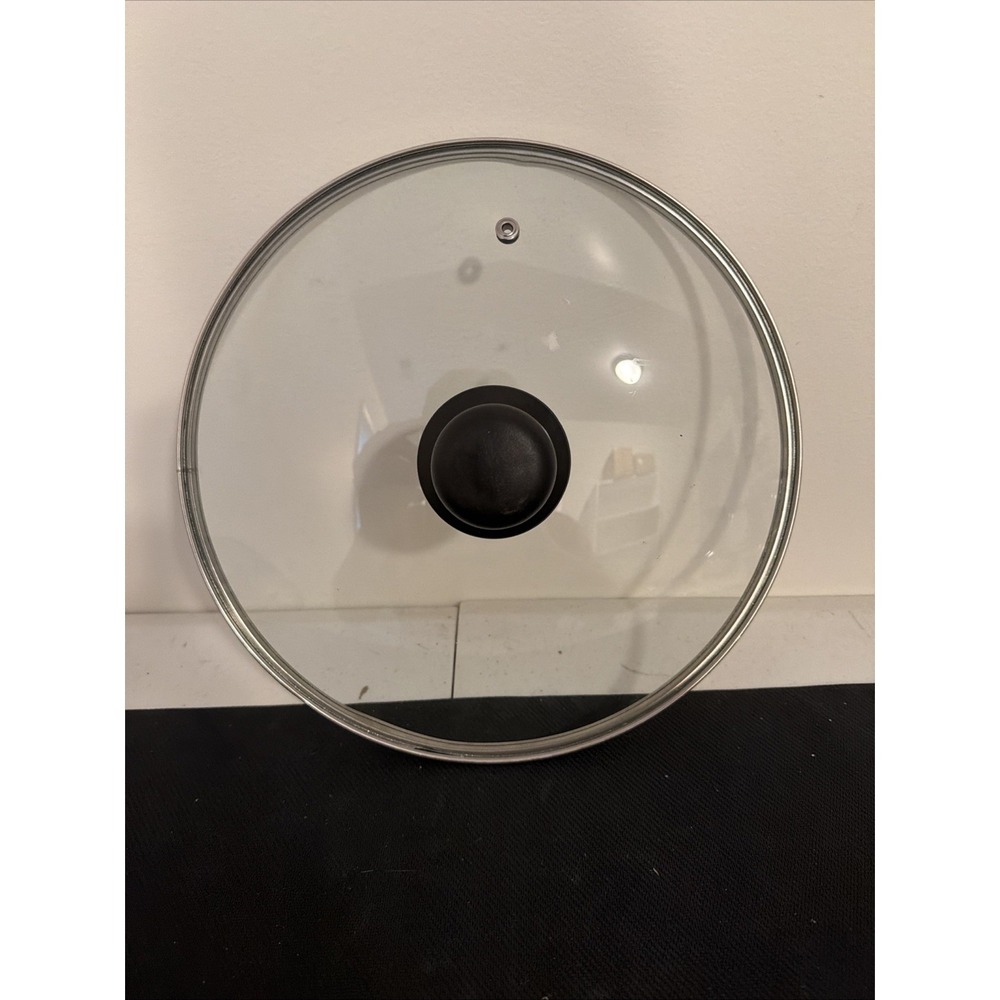 Universal Replacement Round Glass Lid For 10 1/16" Pot Pan Knob Handle
